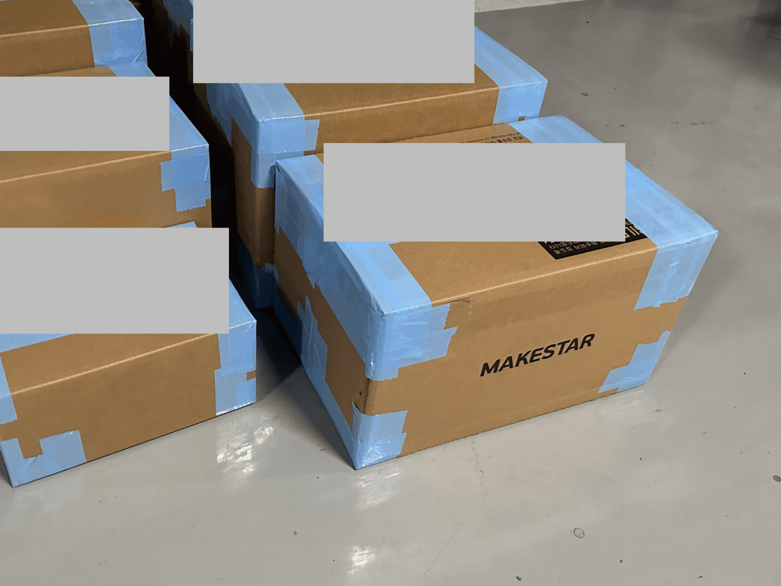 Two cartons packed by KIKIT before international dispatch