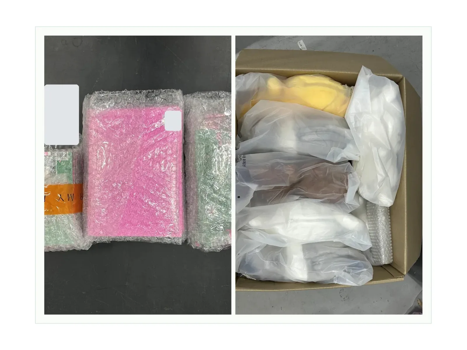 Arrival inspection of K-pop products at KIKIT in Korea